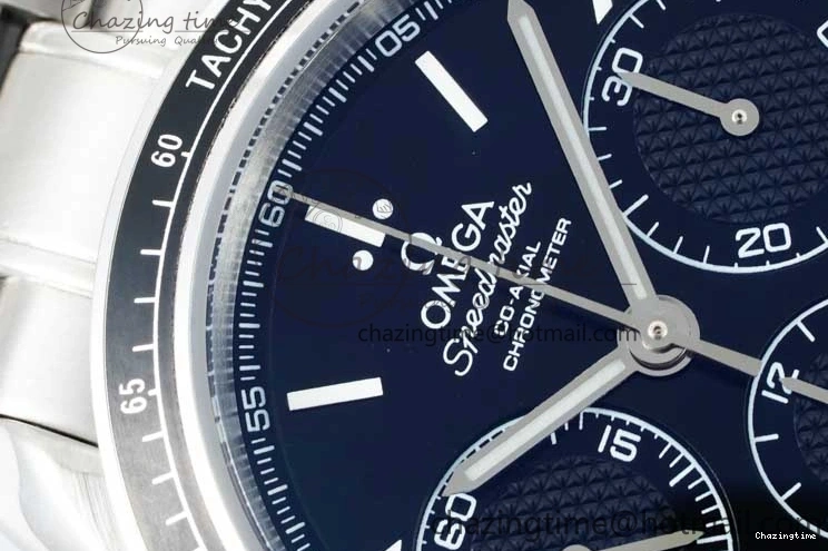 0217 Speedmaster Racing Master SS HKF Best Edition Black Dial on SS Bracelet A Versatile 7810